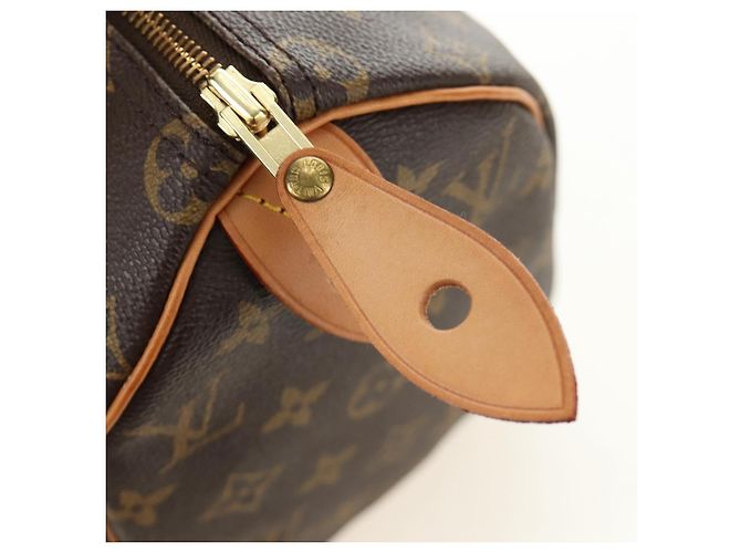 LOUIS VUITTON Borsa Monogram Speedy 25 M41528 LV Auth am11878SV Monogramma - vista 16
