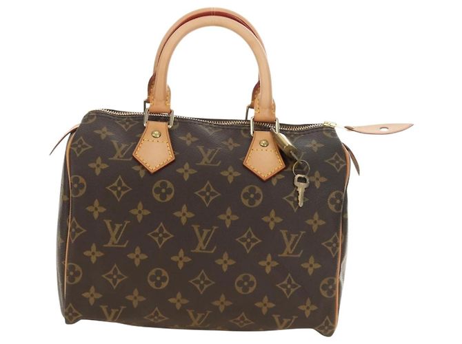 LOUIS VUITTON Borsa Monogram Speedy 25 M41528 LV Auth am11878SV Monogramma - vista 2