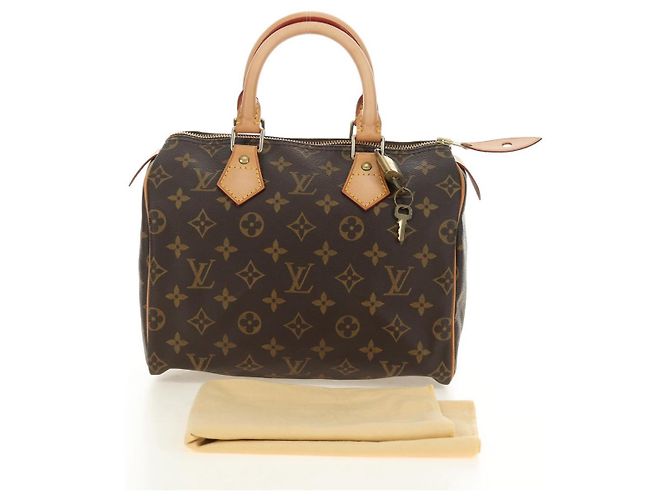 LOUIS VUITTON Borsa Monogram Speedy 25 M41528 LV Auth am11878SV Monogramma - vista 23