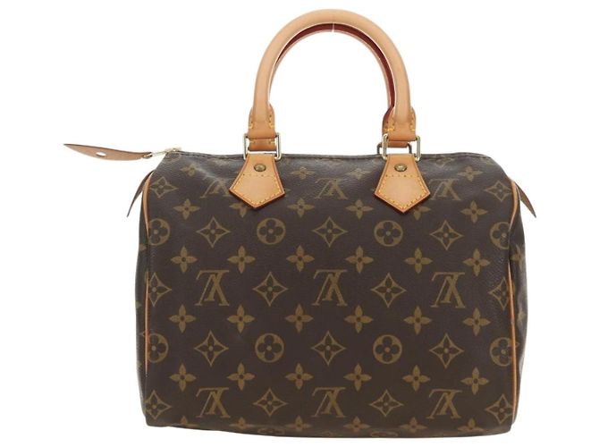 LOUIS VUITTON Borsa Monogram Speedy 25 M41528 LV Auth am11878SV Monogramma - vista 3