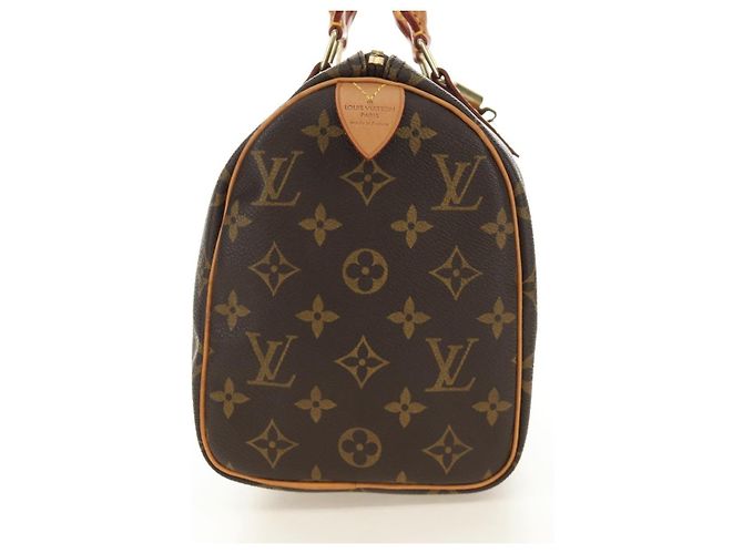 LOUIS VUITTON Borsa Monogram Speedy 25 M41528 LV Auth am11878SV Monogramma - vista 5