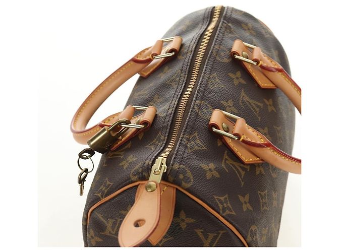LOUIS VUITTON Borsa Monogram Speedy 25 M41528 LV Auth am11878SV Monogramma - vista 6