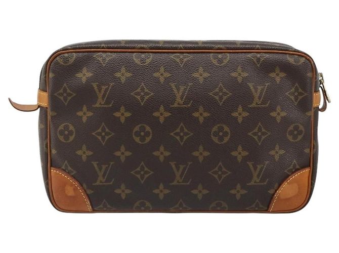 LOUIS VUITTON Clutch Monogram Compiegne 28 M51845 LV Auth 179532 Monogramma - vista 3