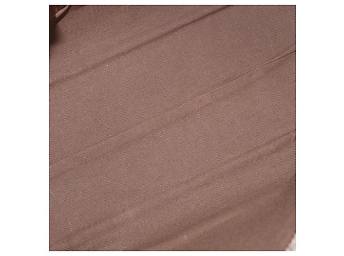 Borsa a mano BURBERRY Nova Check Blue Label in tela Beige Silver Auth 186841A Argento - vista 17