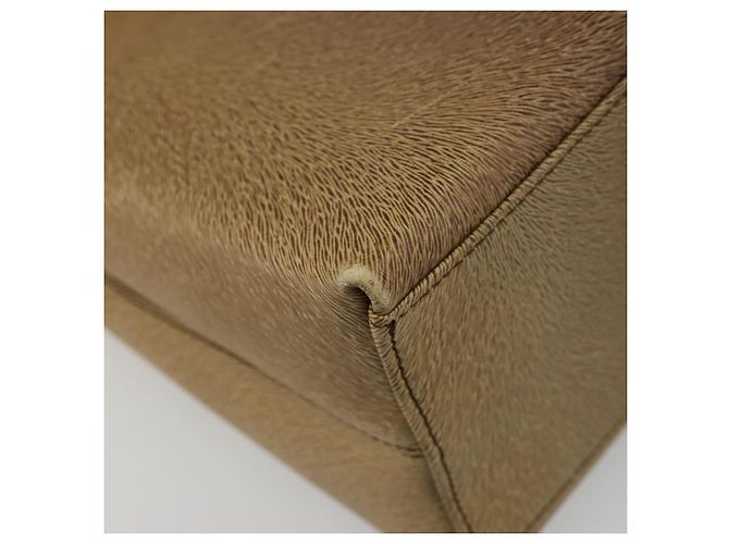 Borsa a tracolla Salvatore Ferragamo Gancini in pelle beige argento Auth 185544 - vista 15