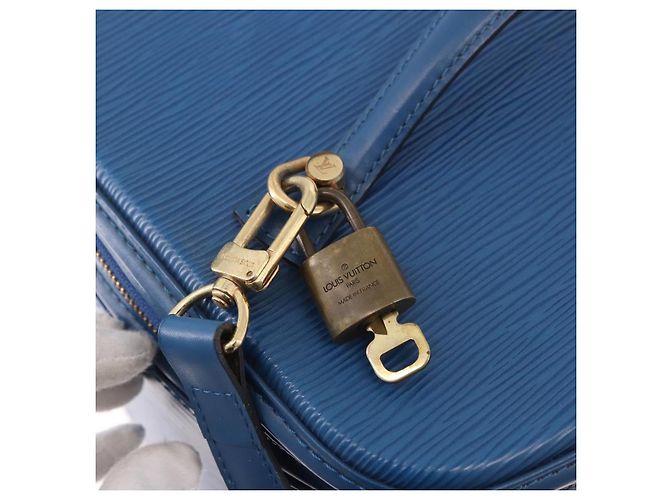 Borsa LOUIS VUITTON Epi Nice 2way Toledo Blue M48015 LV Auth 185939SV - vista 21