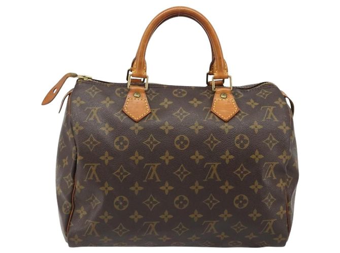LOUIS VUITTON Borsa Monogram Speedy 30 M41526 LV Auth 186053A Monogramma - vista 3