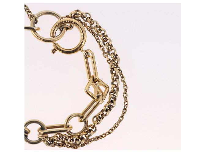 Bracciale LOUIS VUITTON Brassles Chne Vegas in metallo Tonalità Oro M65362 Auth 187597 - vista 10