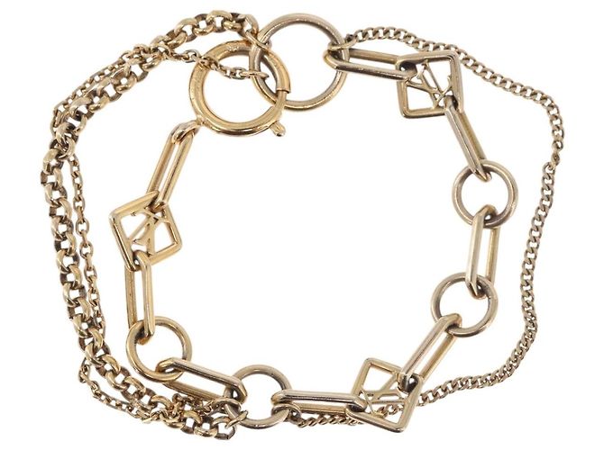 Bracciale LOUIS VUITTON Brassles Chne Vegas in metallo Tonalità Oro M65362 Auth 187597 - vista 2