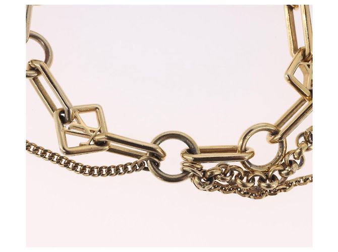 Bracciale LOUIS VUITTON Brassles Chne Vegas in metallo Tonalità Oro M65362 Auth 187597 - vista 8
