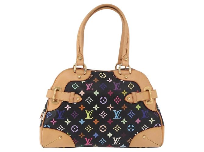 LOUIS VUITTON Borsa Claudia Monogram Multicolor Nera M40194 Auth 186255SAV Nero - vista 2