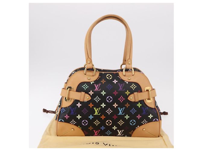 LOUIS VUITTON Borsa Claudia Monogram Multicolor Nera M40194 Auth 186255SAV Nero - vista 23