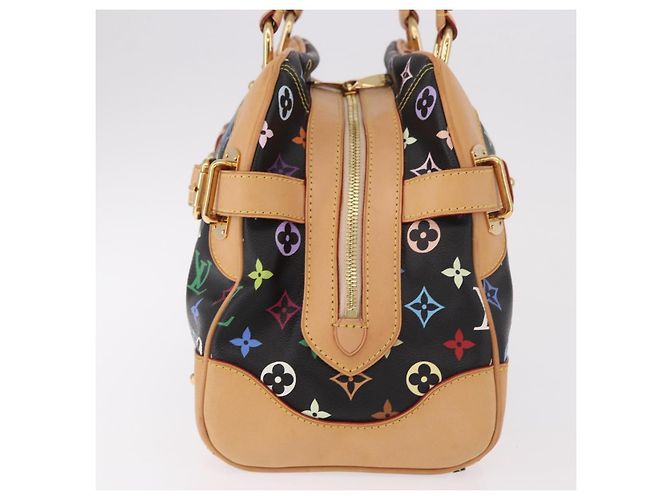 LOUIS VUITTON Borsa Claudia Monogram Multicolor Nera M40194 Auth 186255SAV Nero - vista 5