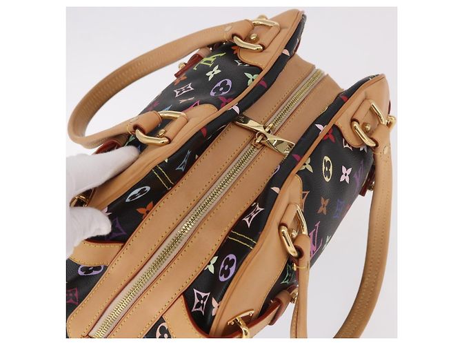 LOUIS VUITTON Borsa Claudia Monogram Multicolor Nera M40194 Auth 186255SAV Nero - vista 6