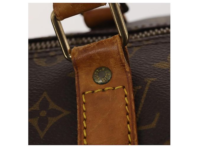 LOUIS VUITTON Monogram Keepall Bandouliere 55 Borsa Boston M41414 LV Auth 184740 Monogramma - vista 17