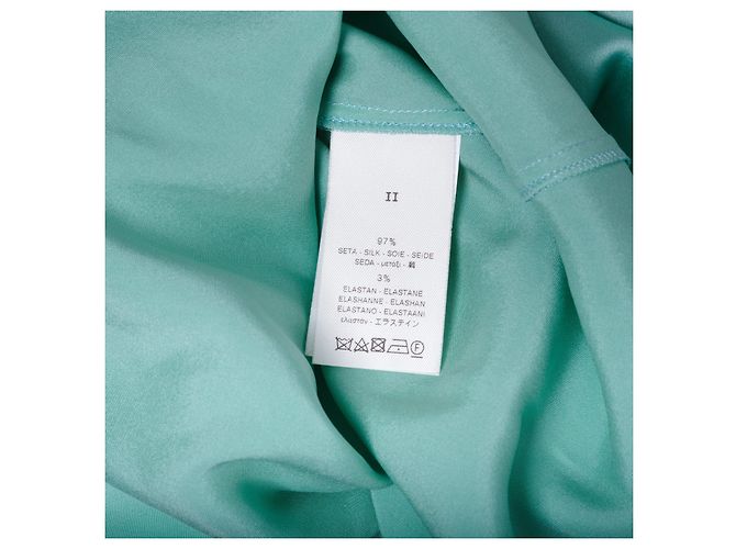 Autre Marque Maxi-Slip-Kleid aus Satin in Mintgrün Forte Forte - Ansicht 5