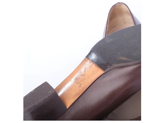 Décolleté in pelle Salvatore Ferragamo Marrone - vista 7