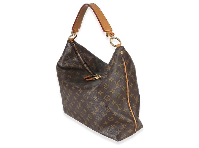 Louis Vuitton Monogram Canvas Sully MM Marrone - vista 3