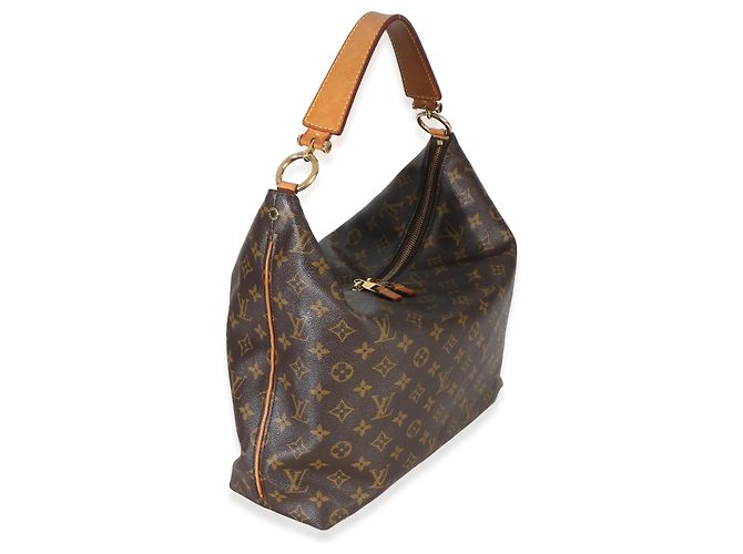 Louis Vuitton Monogram Canvas Sully MM Marrone - vista 4