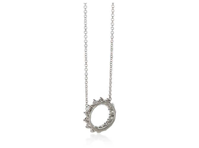 Pendente Circle Tiffany & Co. in platino e diamanti, 0.56 CTW - vista 2