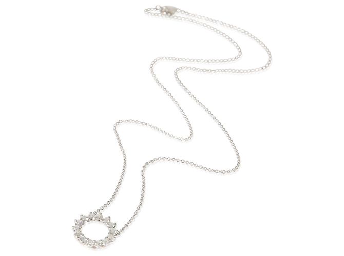 Pendente Circle Tiffany & Co. in platino e diamanti, 0.56 CTW - vista 4