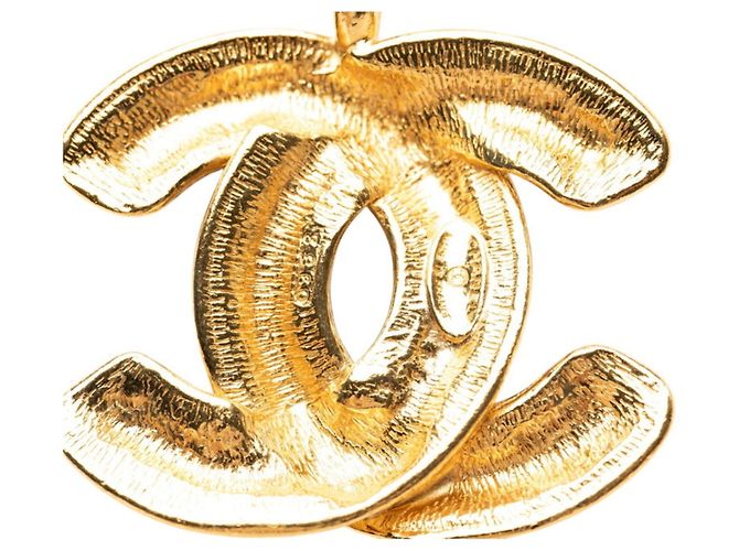 Timeless Collana con pendente Chanel Coco Mark placcato oro D'oro - vista 2