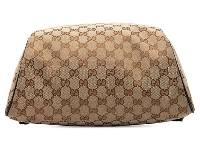 Zaino Gucci GG Canvas Marrone Beige - vista 3