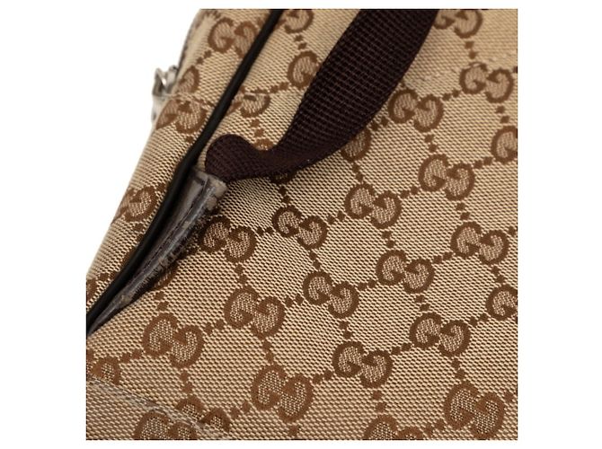 Zaino Gucci GG Canvas Marrone Beige - vista 4