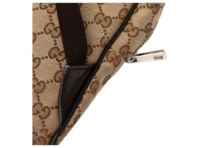 Zaino Gucci GG Canvas Marrone Beige - vista 5