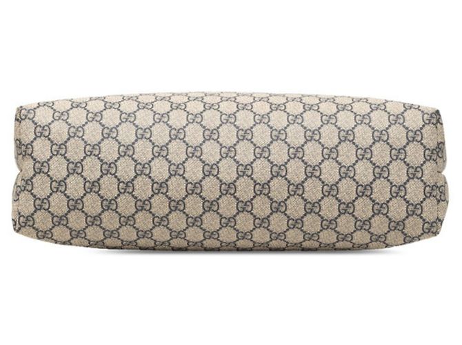 Borsa Tote Gucci GG Supreme Sherry Line Marrone Beige - vista 3