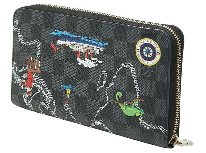 Louis Vuitton Damier Graphite Zippy Organizer NM Map Long Wallet - view 2
