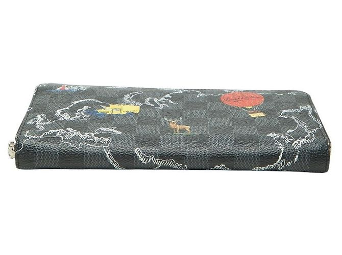 Louis Vuitton Damier Graphite Zippy Organizer NM Map Long Wallet - view 3