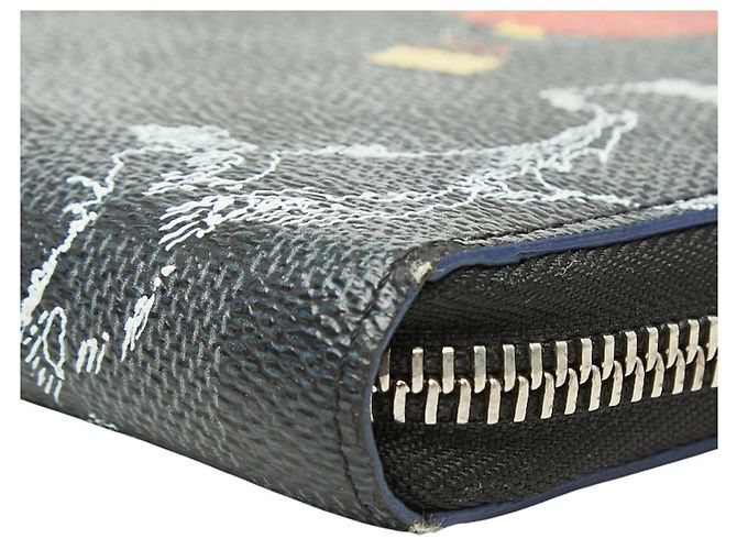 Louis Vuitton Damier Graphite Zippy Organizer NM Map Long Wallet - view 4