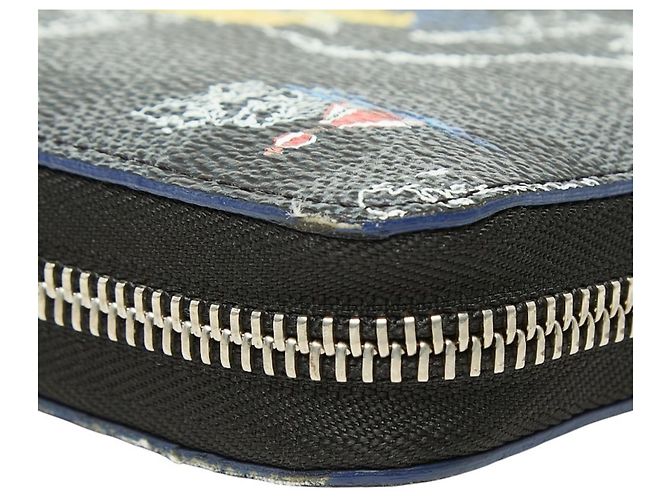 Louis Vuitton Damier Graphite Zippy Organizer NM Map Long Wallet - view 6