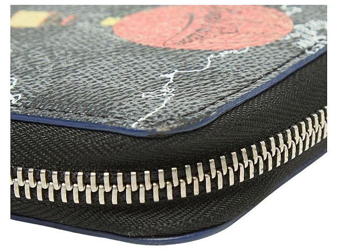Louis Vuitton Damier Graphite Zippy Organizer NM Map Long Wallet - view 7