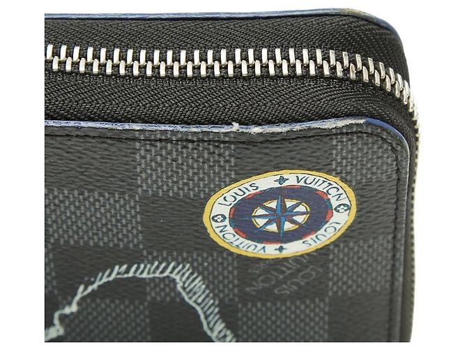 Louis Vuitton Damier Graphite Zippy Organizer NM Map Long Wallet - view 8