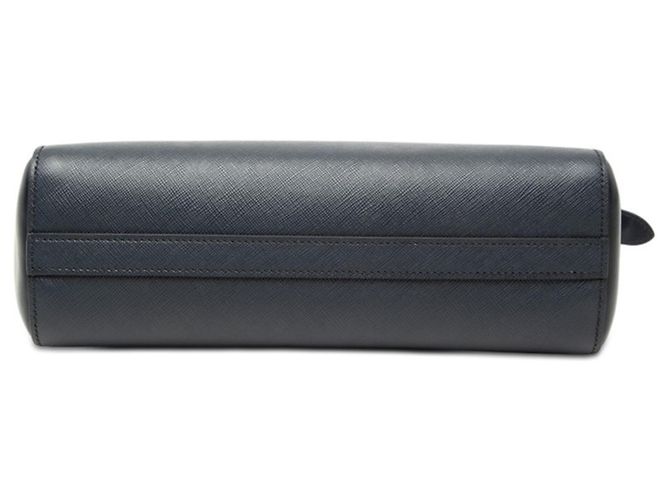 Saffiano Prada Handtasche Schultertasche Marineblau - Ansicht 3