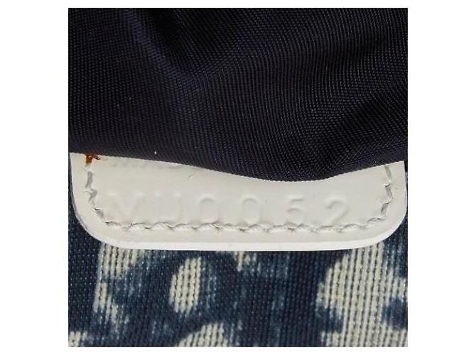 Bolso bandolera Christian Dior Trotter Monogram Blanco Azul - vista 13