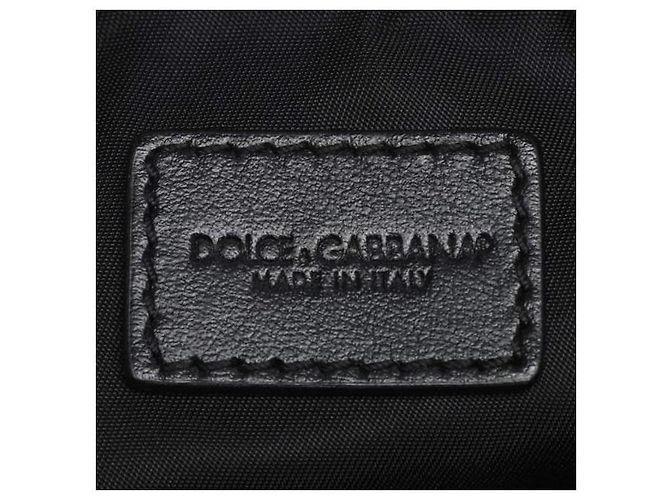 Dolce & Gabbana Pochette in Nylon Logo Nero - vista 3