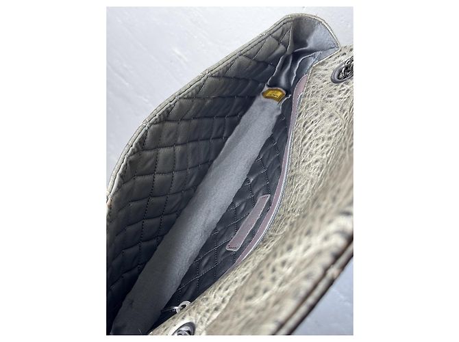 Chanel Le Marais Flap Agnello Metallizzato Metallico - vista 16