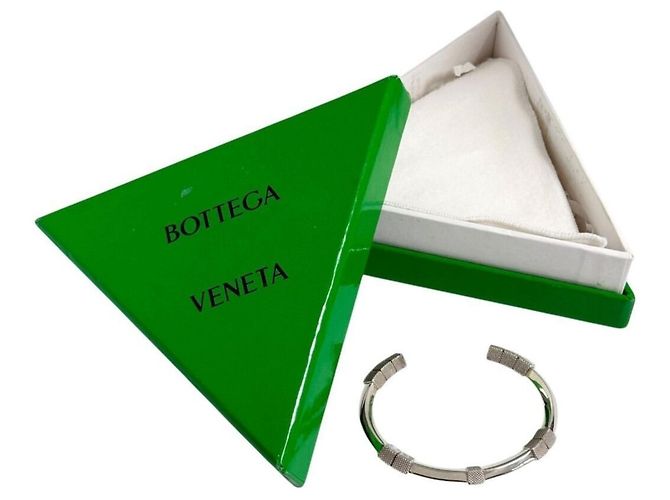 Bracciale rigido Bottega Veneta in argento - vista 10