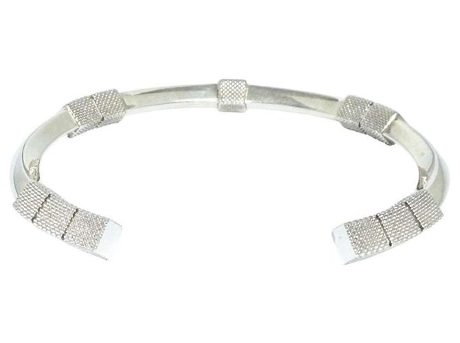 Bracciale rigido Bottega Veneta in argento - vista 2