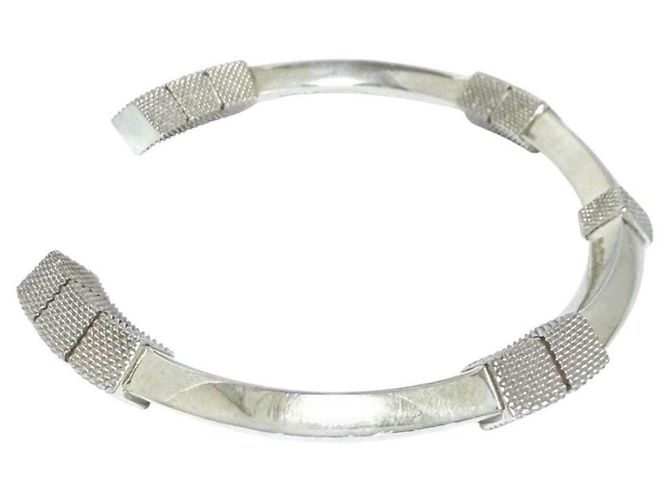 Bracciale rigido Bottega Veneta in argento - vista 3