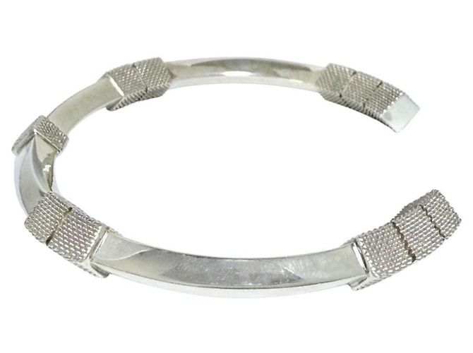 Bracciale rigido Bottega Veneta in argento - vista 4