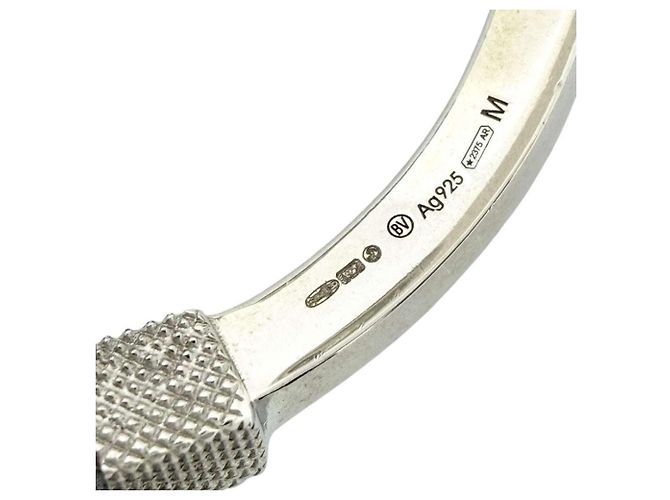Bracciale rigido Bottega Veneta in argento - vista 6