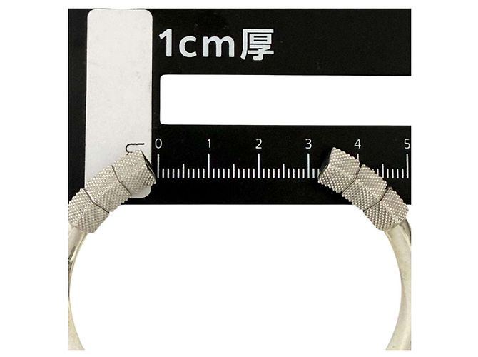 Bracciale rigido Bottega Veneta in argento - vista 7
