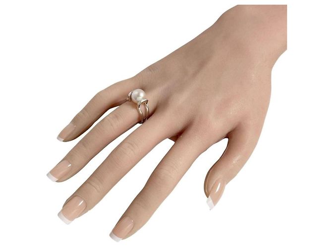Tiffany & Co. Silberring mit Süßwasserperle - Ansicht 10