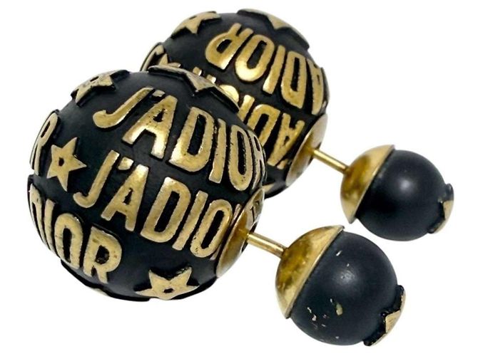 Orecchini Tribal da donna Christian Dior, J'A Ball Black Nero - vista 4