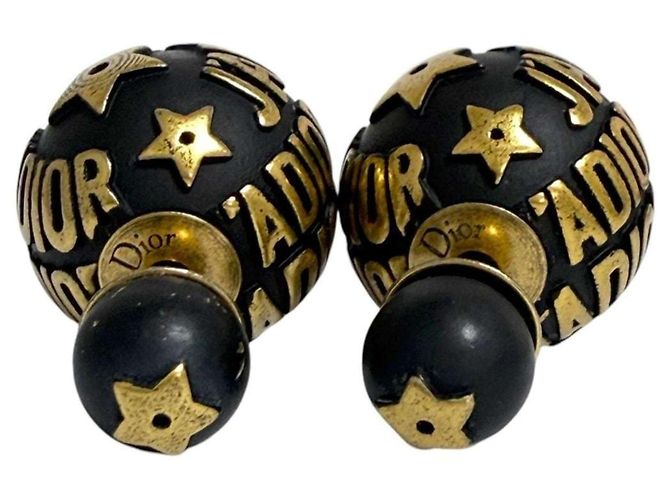 Orecchini Tribal da donna Christian Dior, J'A Ball Black Nero - vista 6