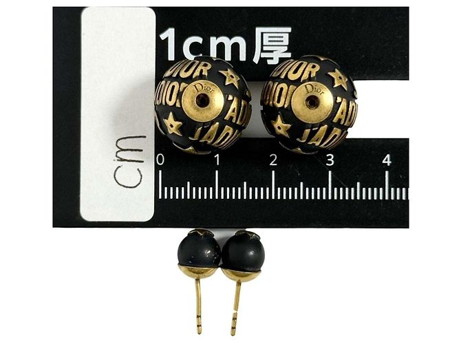 Orecchini Tribal da donna Christian Dior, J'A Ball Black Nero - vista 8